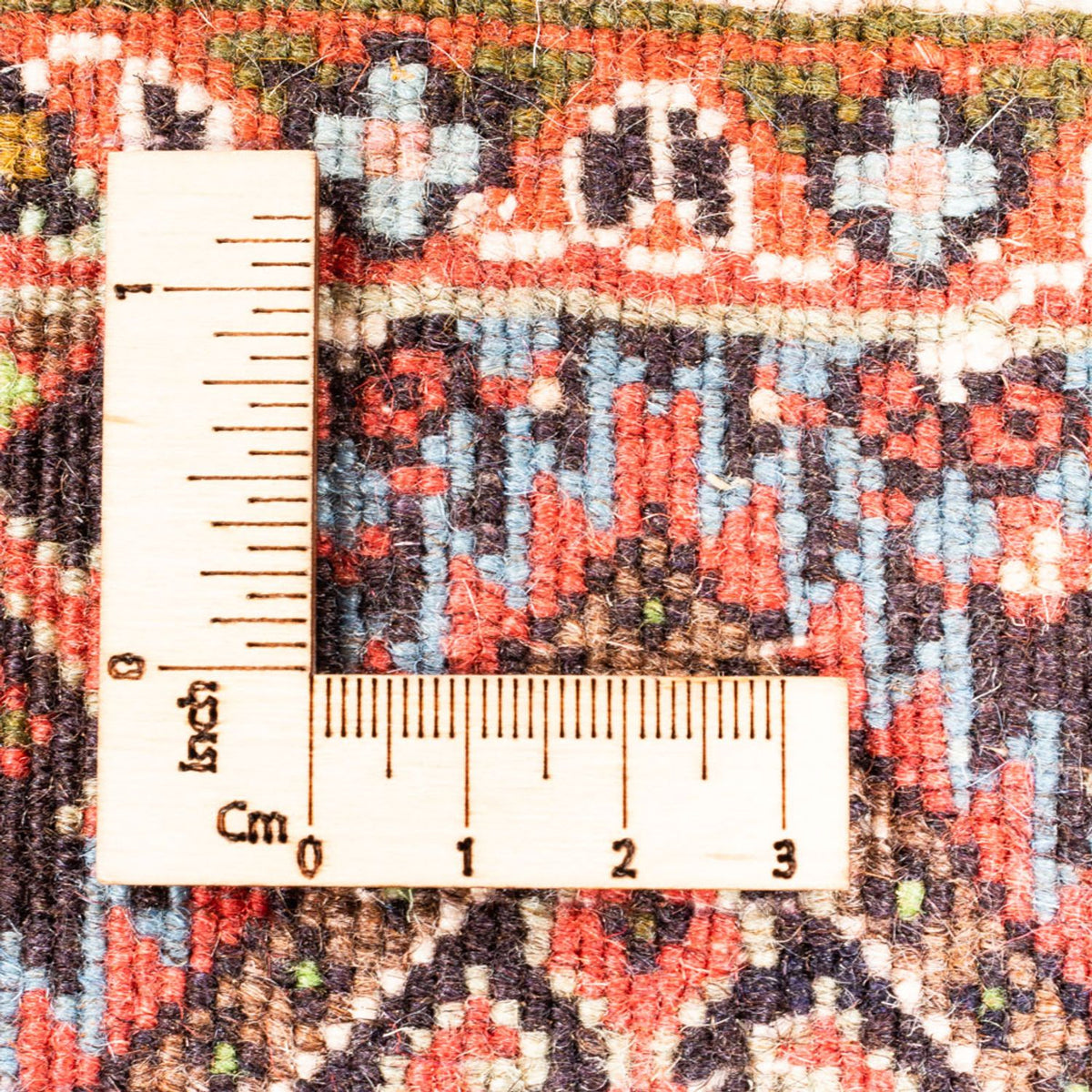 Alfombra persa - Bidjar - 98 x 70 cm - rojo