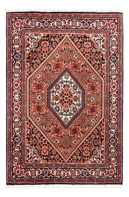 Alfombra persa - Bidjar - 105 x 73 cm - rojo