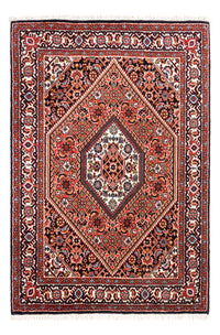 Alfombra persa - Bidjar - 105 x 73 cm - rojo
