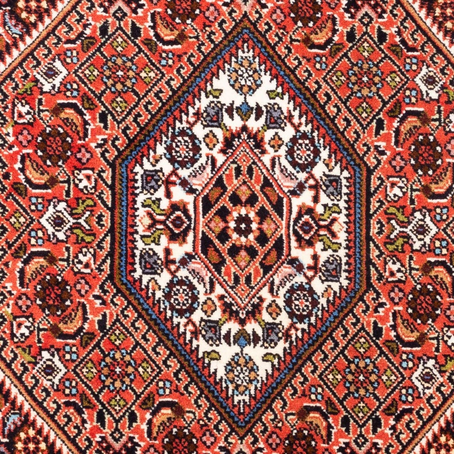 Alfombra persa - Bidjar - 105 x 73 cm - rojo