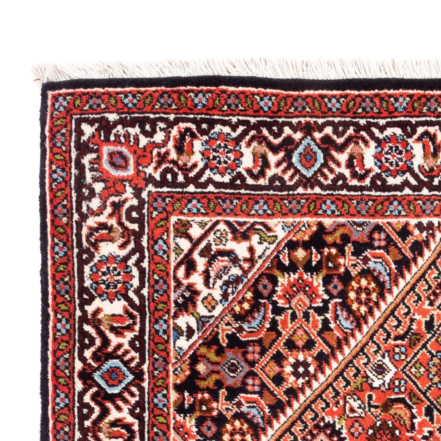 Alfombra persa - Bidjar - 105 x 73 cm - rojo