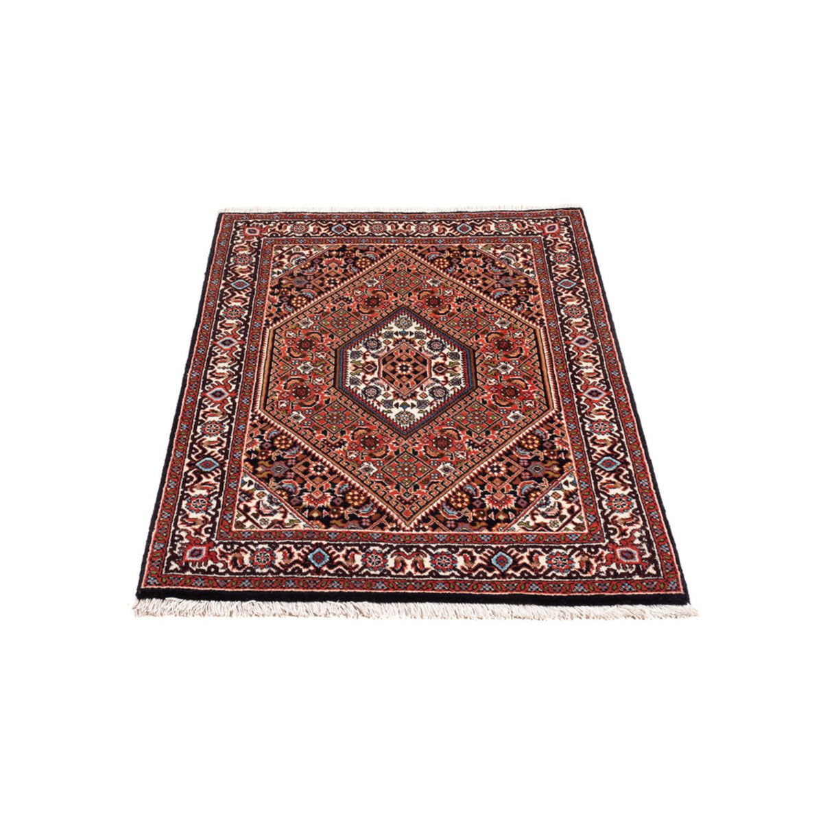 Alfombra persa - Bidjar - 105 x 73 cm - rojo