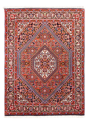 Alfombra persa - Bidjar - 97 x 71 cm - rojo