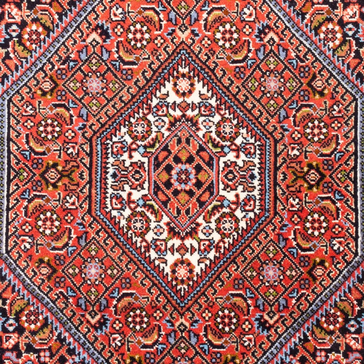 Alfombra persa - Bidjar - 97 x 71 cm - rojo