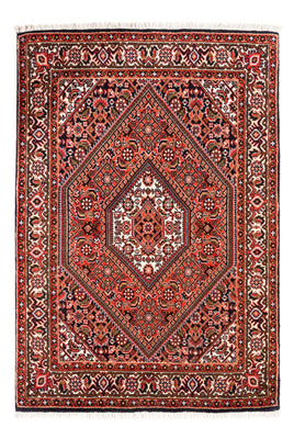 Alfombra persa - Bidjar - 104 x 71 cm - rojo