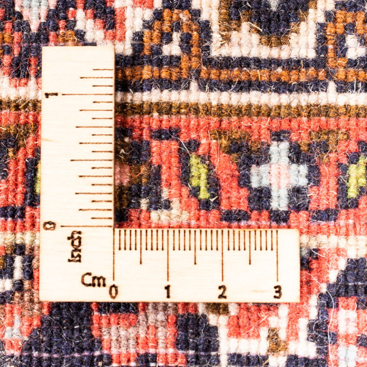 Alfombra persa - Bidjar - 104 x 71 cm - rojo