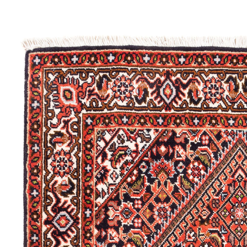 Alfombra persa - Bidjar - 102 x 71 cm - rojo
