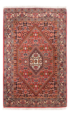 Alfombra persa - Bidjar - 109 x 70 cm - rojo
