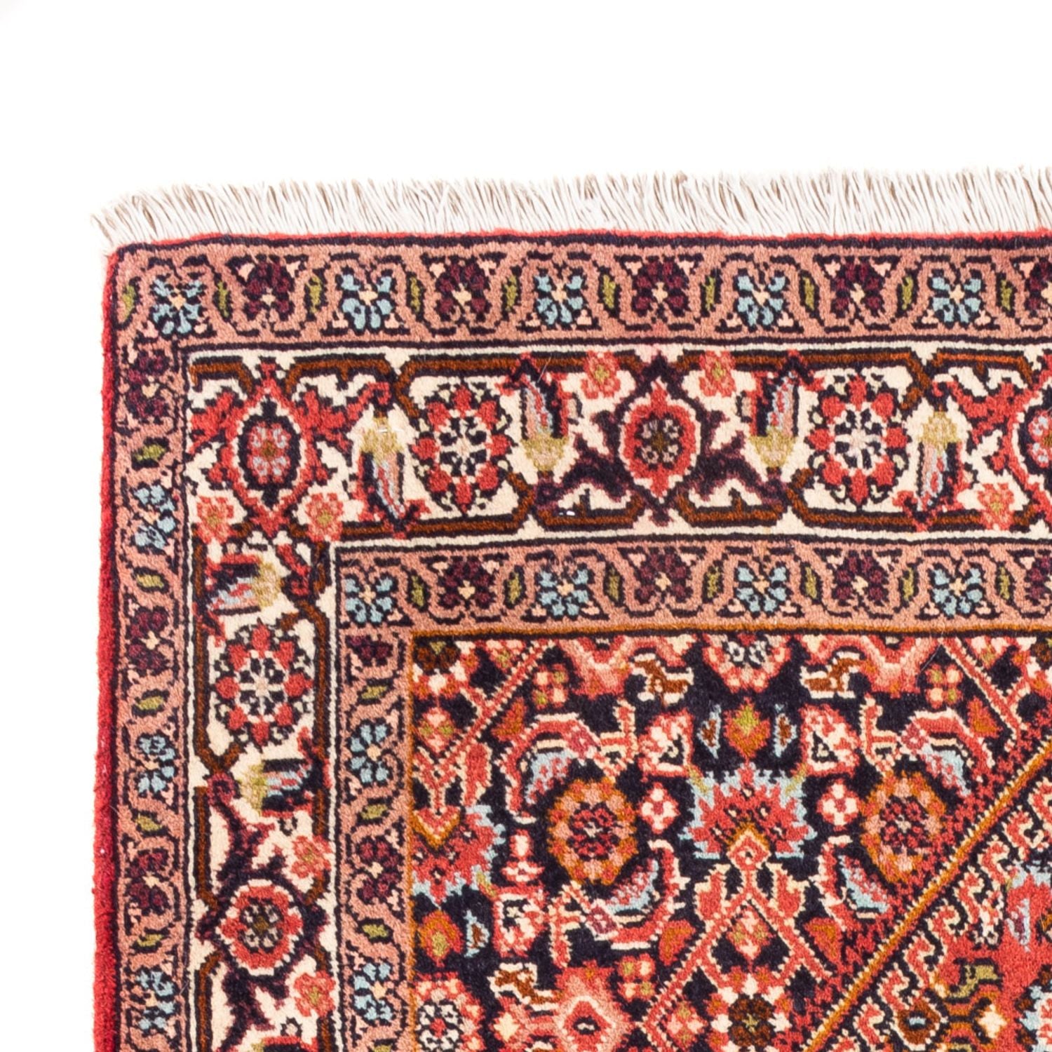 Alfombra persa - Bidjar - 109 x 70 cm - rojo