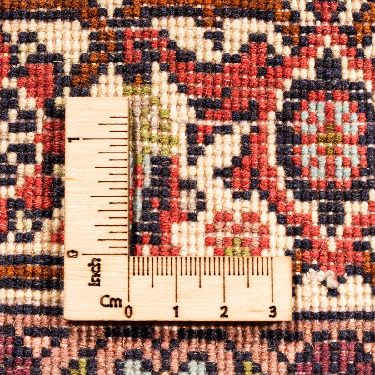 Alfombra persa - Bidjar - 109 x 70 cm - rojo