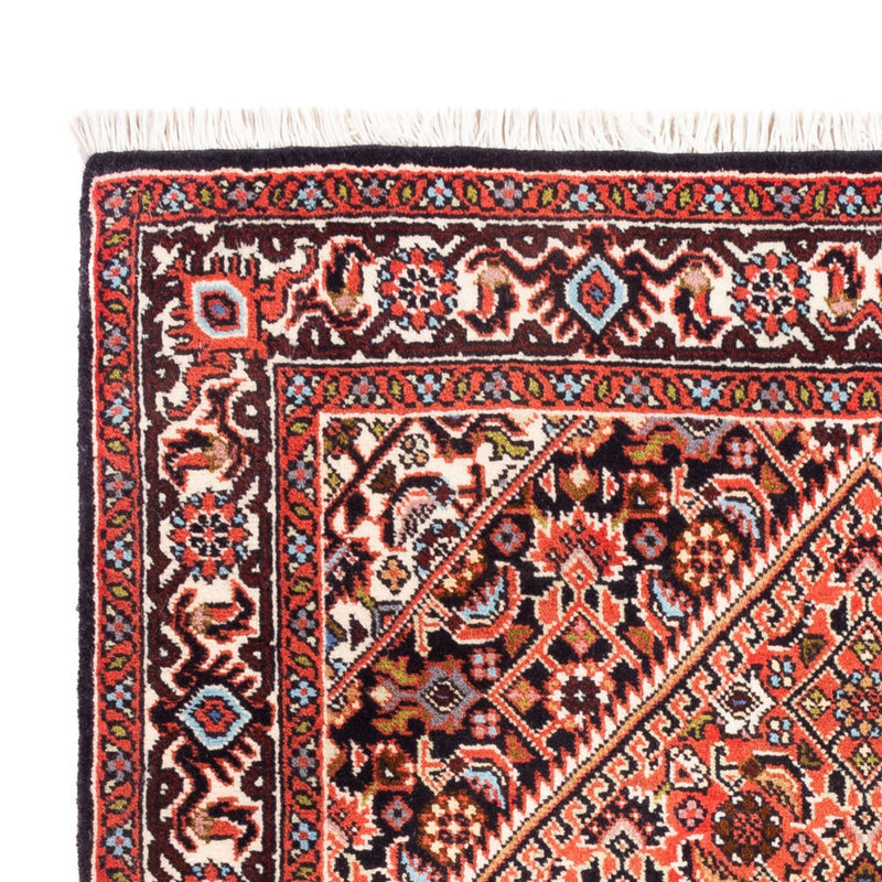 Alfombra persa - Bidjar - 104 x 74 cm - rojo