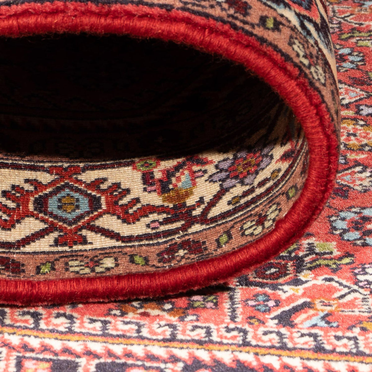 Alfombra persa - Bidjar - 150 x 87 cm - rojo