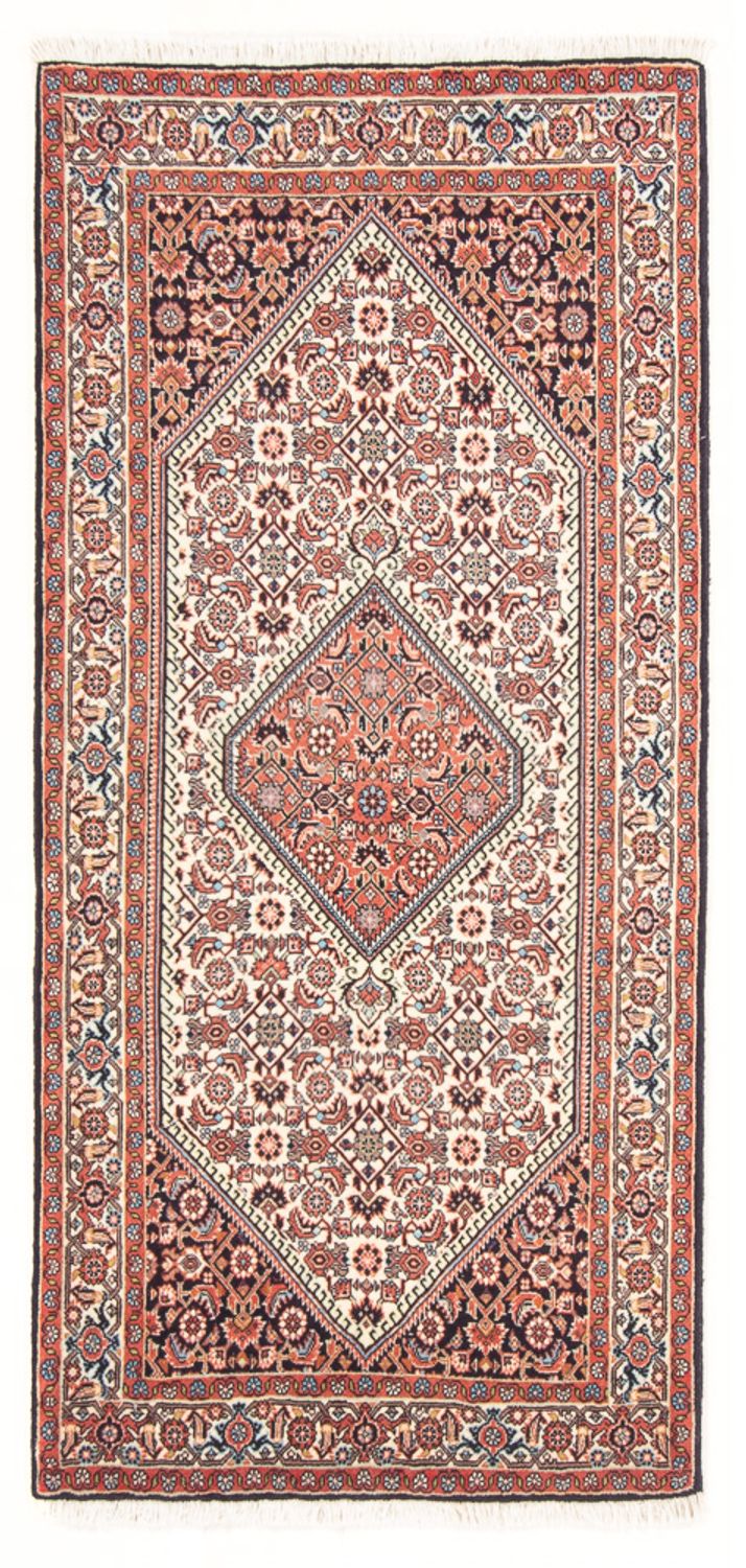Alfombra persa - Bidjar - 161 x 85 cm - crema