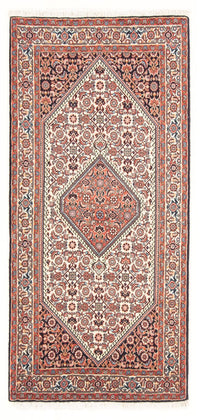 Alfombra persa - Bidjar - 161 x 85 cm - crema