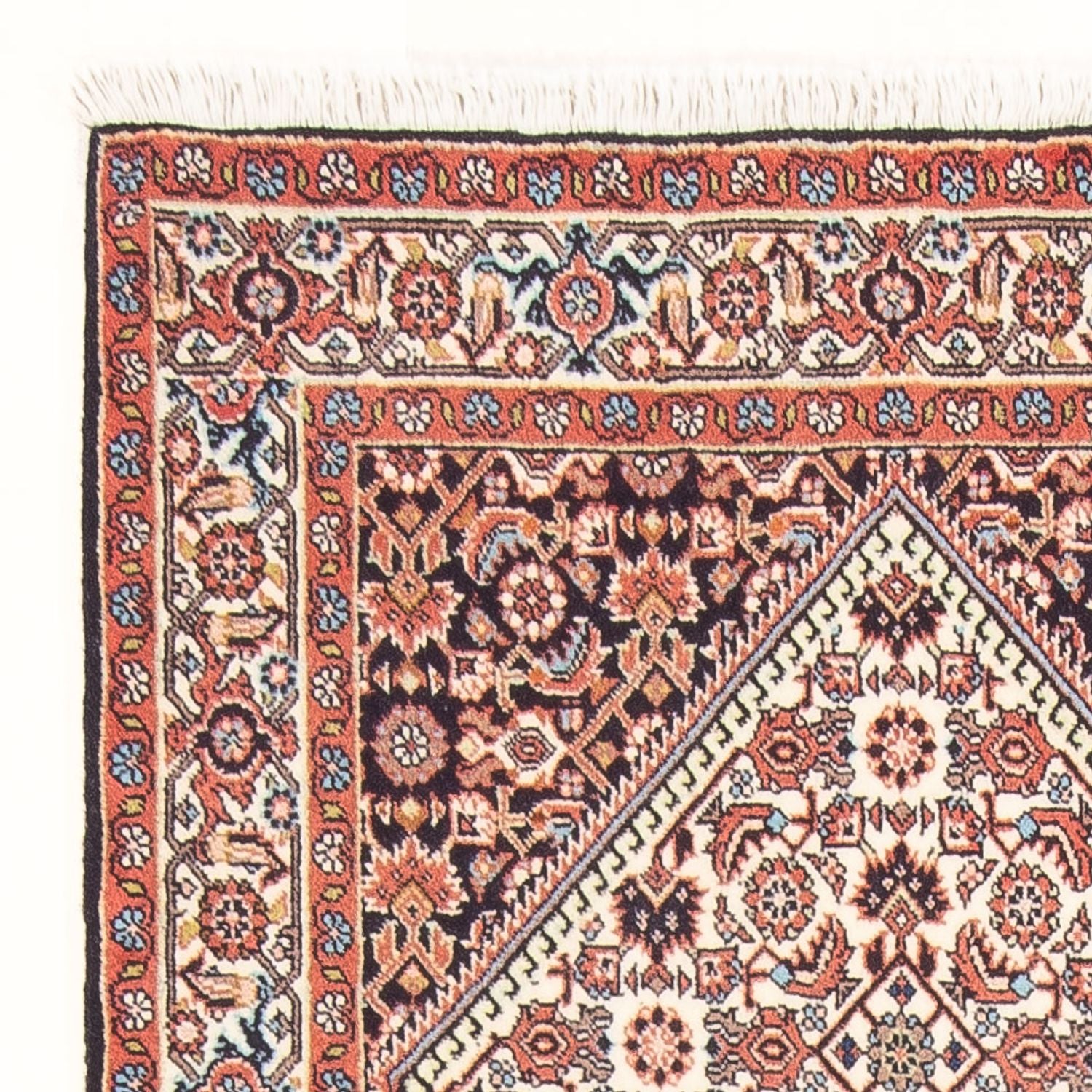 Alfombra persa - Bidjar - 161 x 85 cm - crema