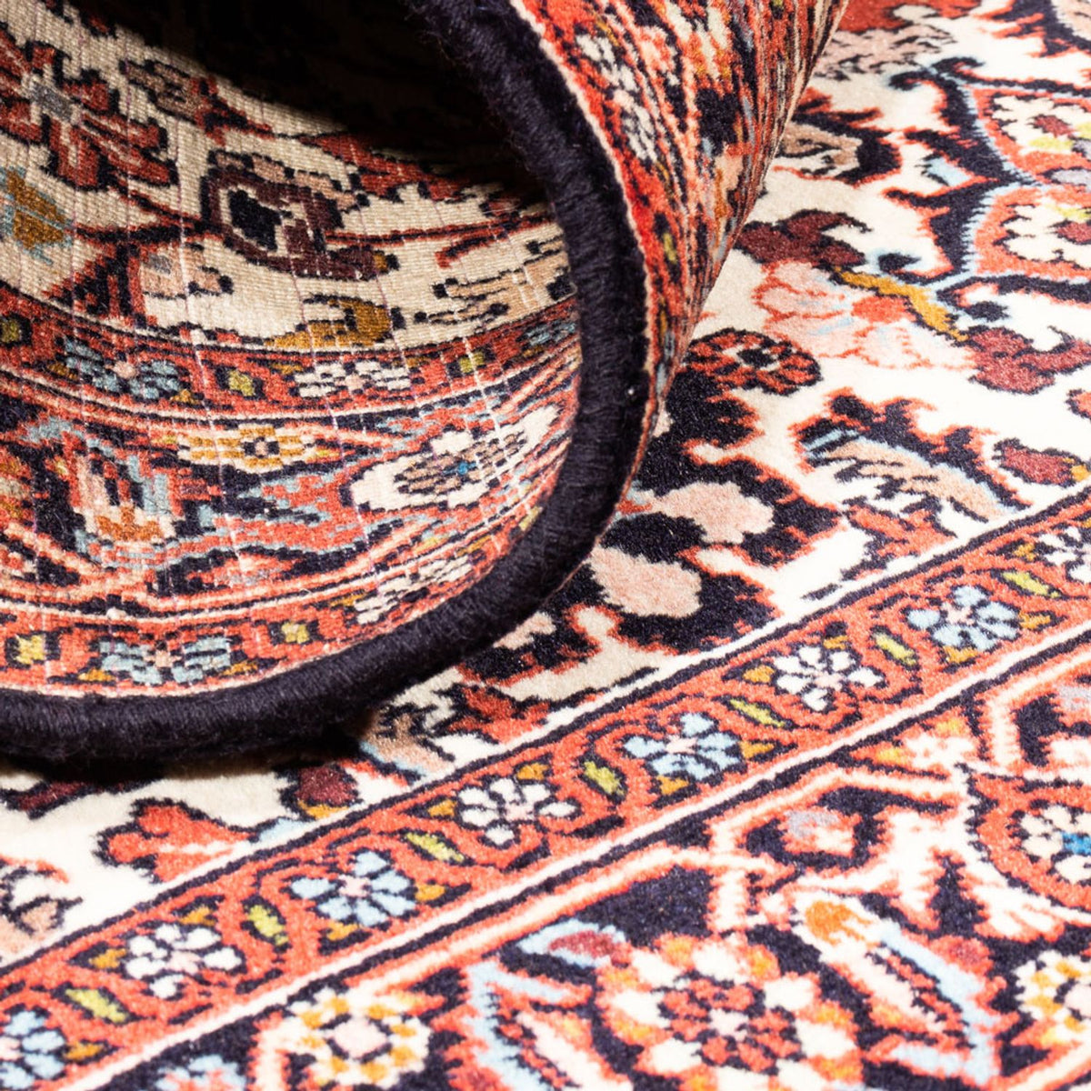 Alfombra persa - Bidjar - 146 x 81 cm - beige