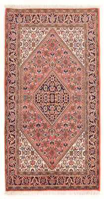 Alfombra persa - Bidjar - 155 x 84 cm - rojo