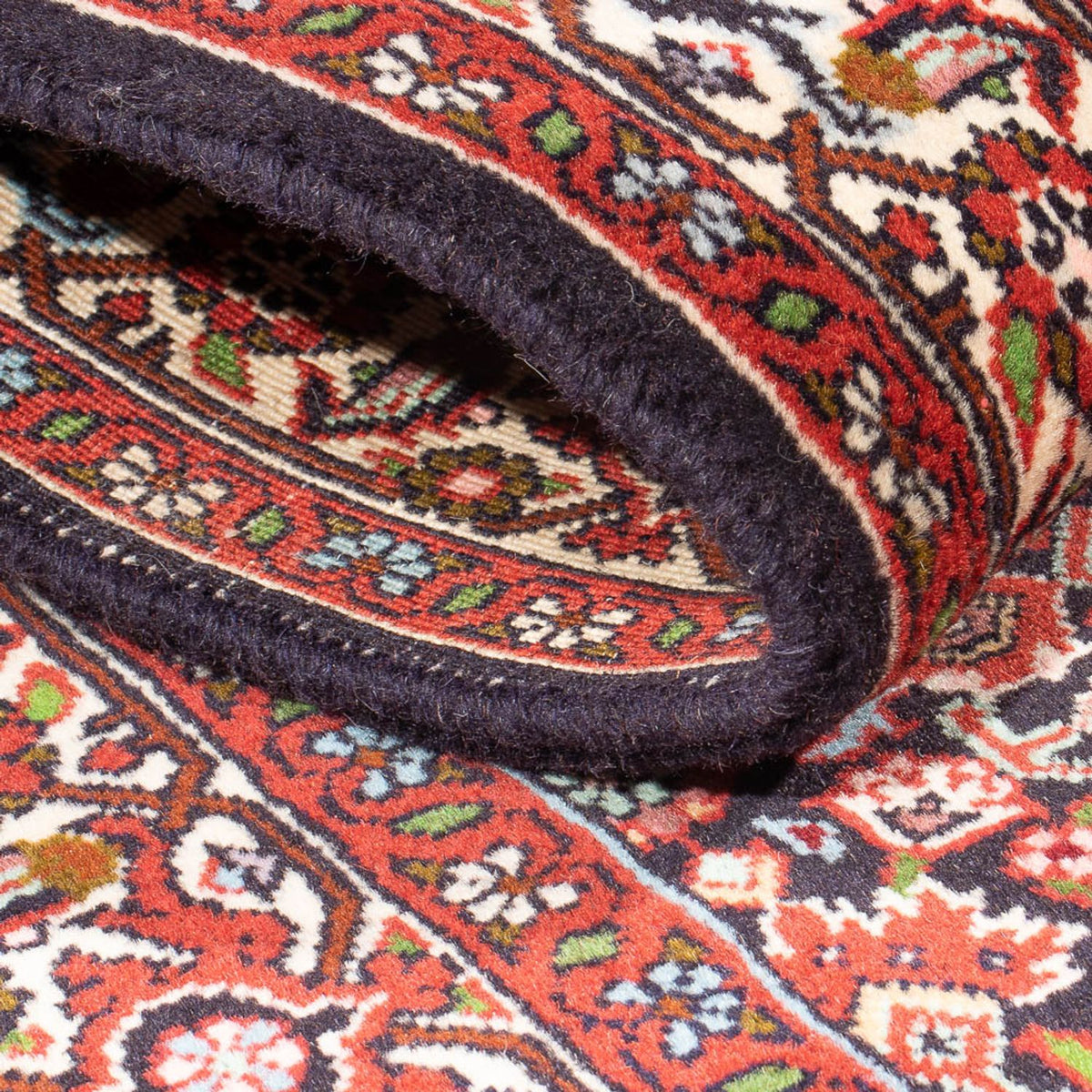 Alfombra persa - Bidjar - 158 x 84 cm - rojo