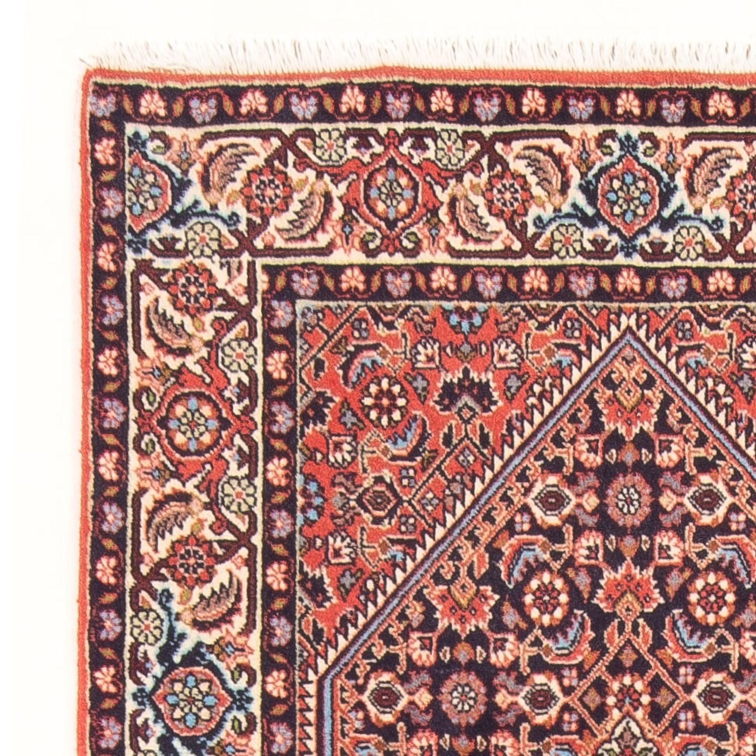 Alfombra persa - Bidjar - 165 x 80 cm - rojo