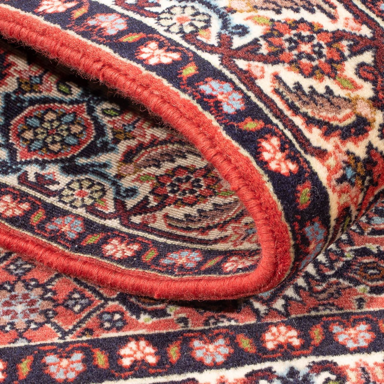 Alfombra persa - Bidjar - 165 x 80 cm - rojo