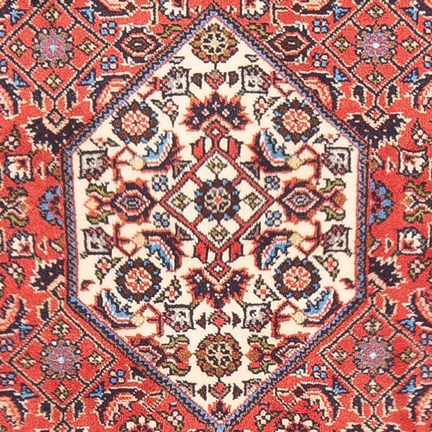 Alfombra persa - Bidjar - 160 x 87 cm - rojo