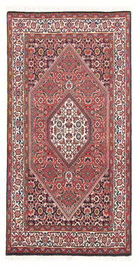 Alfombra persa - Bidjar - 151 x 80 cm - rojo