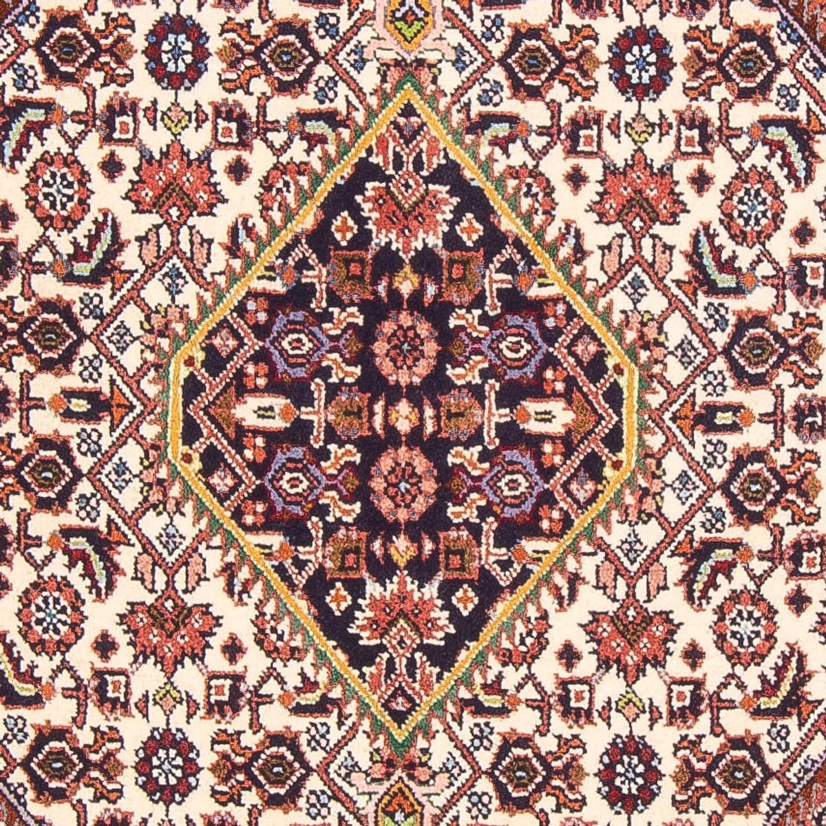 Alfombra persa - Bidjar - 138 x 84 cm - beige
