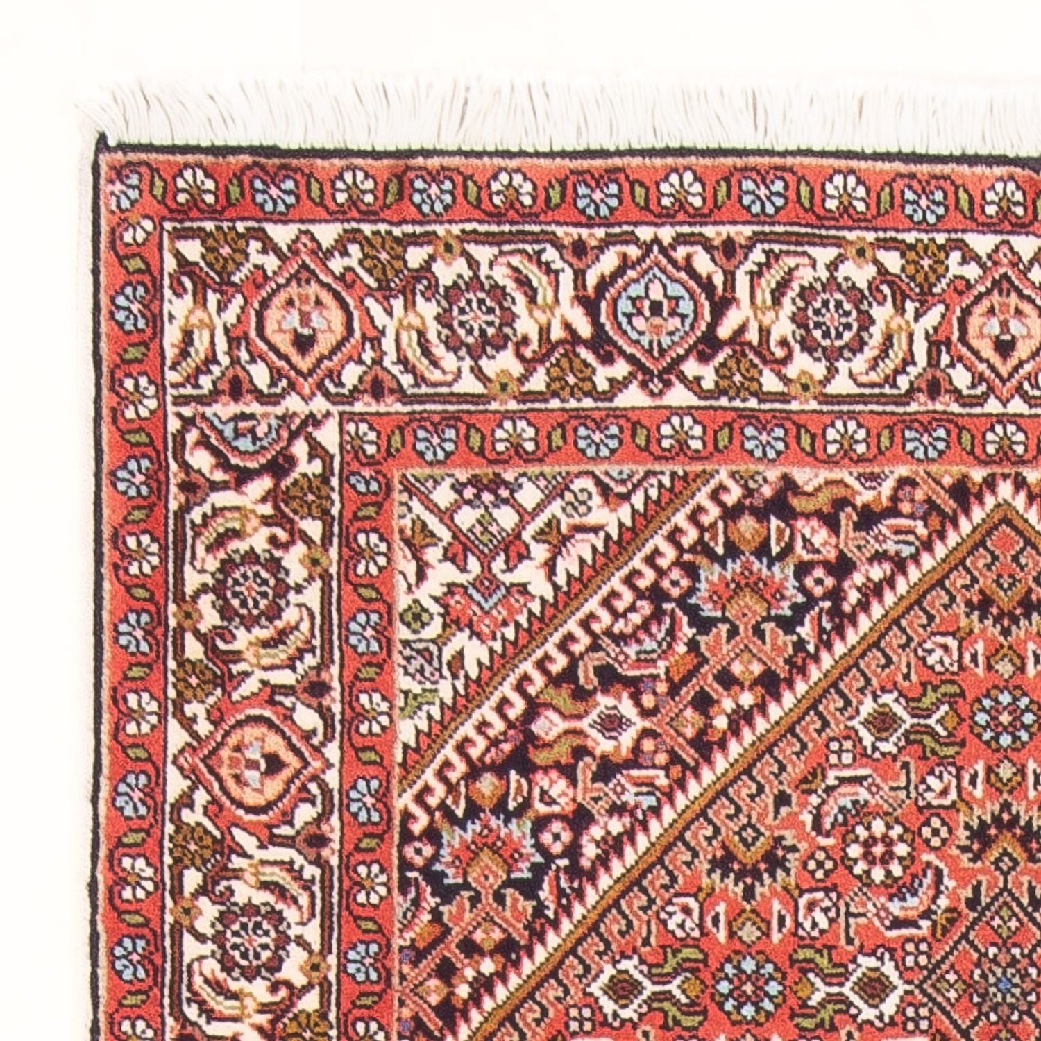 Alfombra persa - Bidjar - 138 x 84 cm - rojo