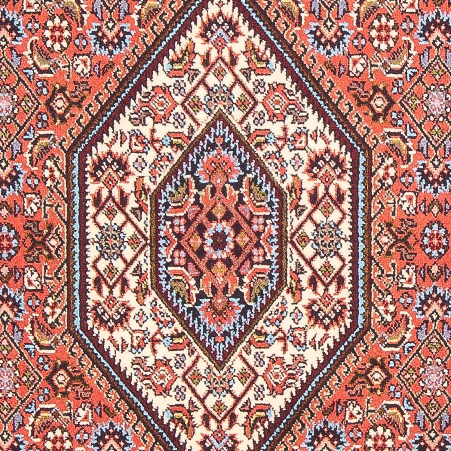 Alfombra persa - Bidjar - 154 x 83 cm - rojo