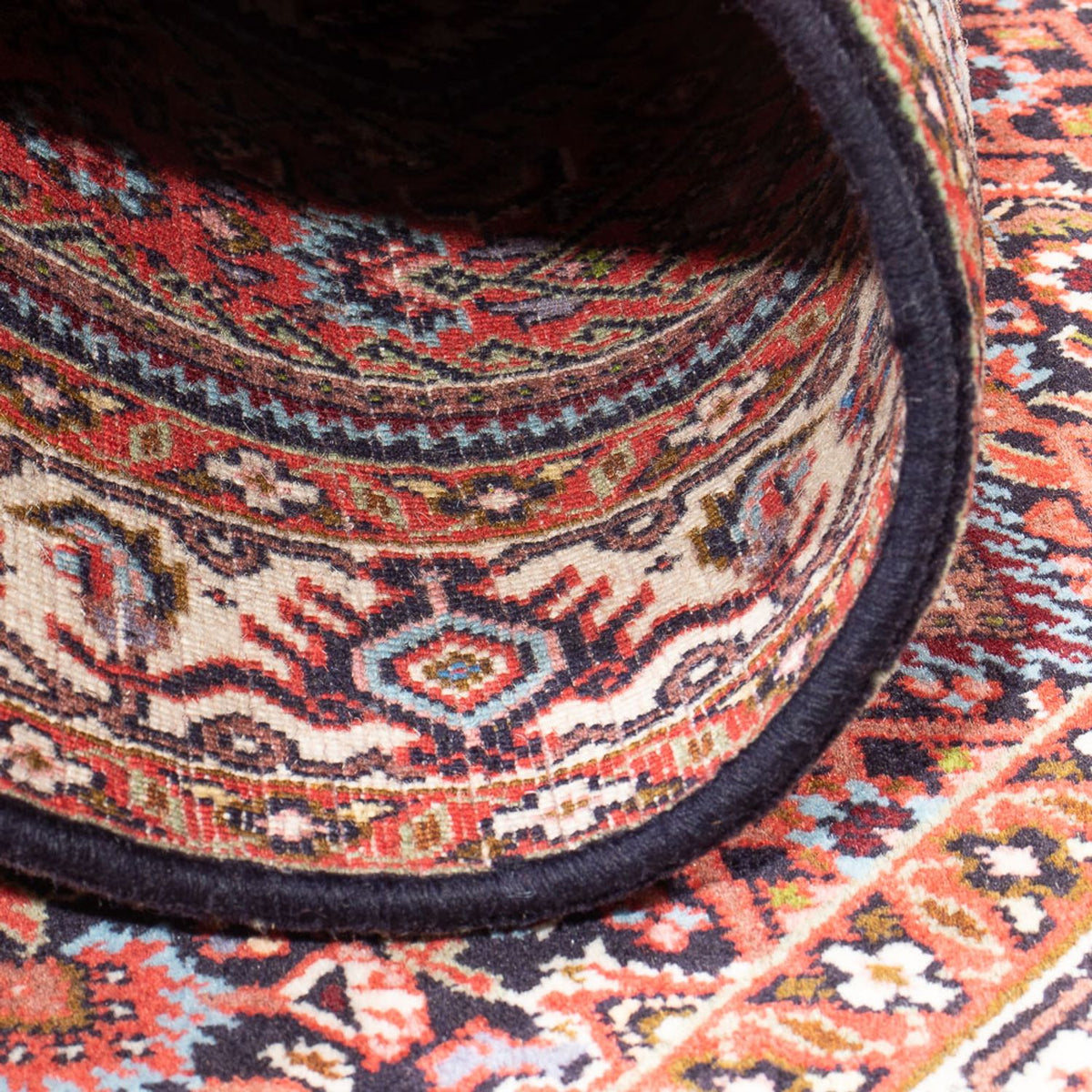 Alfombra persa - Bidjar - 154 x 83 cm - rojo