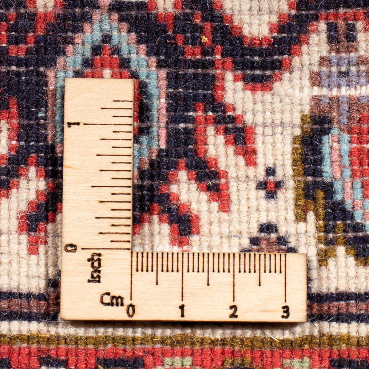 Alfombra persa - Bidjar - 154 x 83 cm - rojo