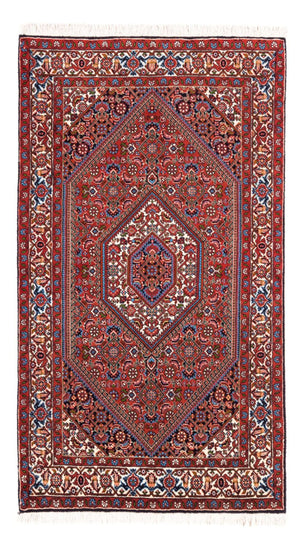 Alfombra persa - Bidjar - 144 x 83 cm - rojo