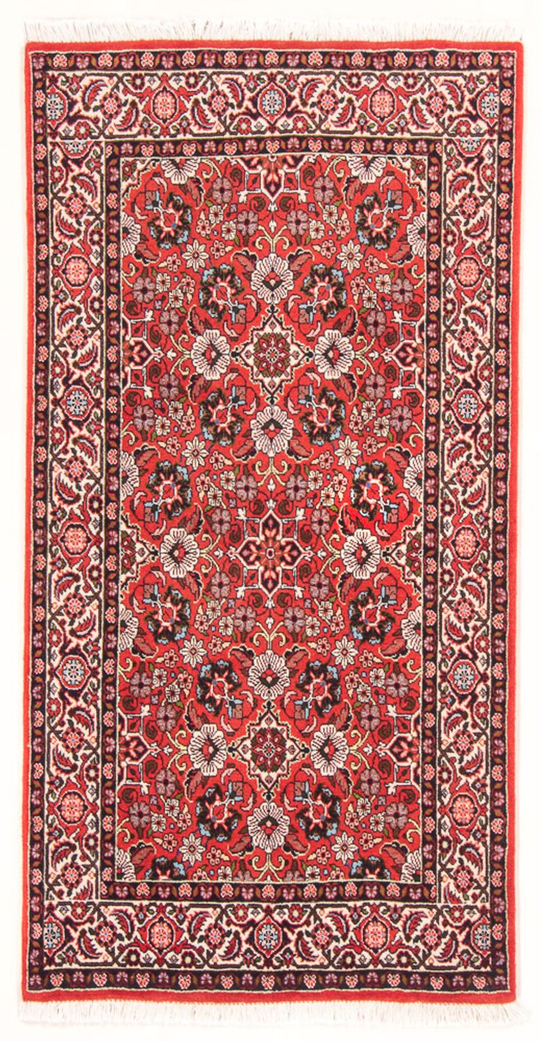 Alfombra persa - Bidjar - 148 x 82 cm - rojo