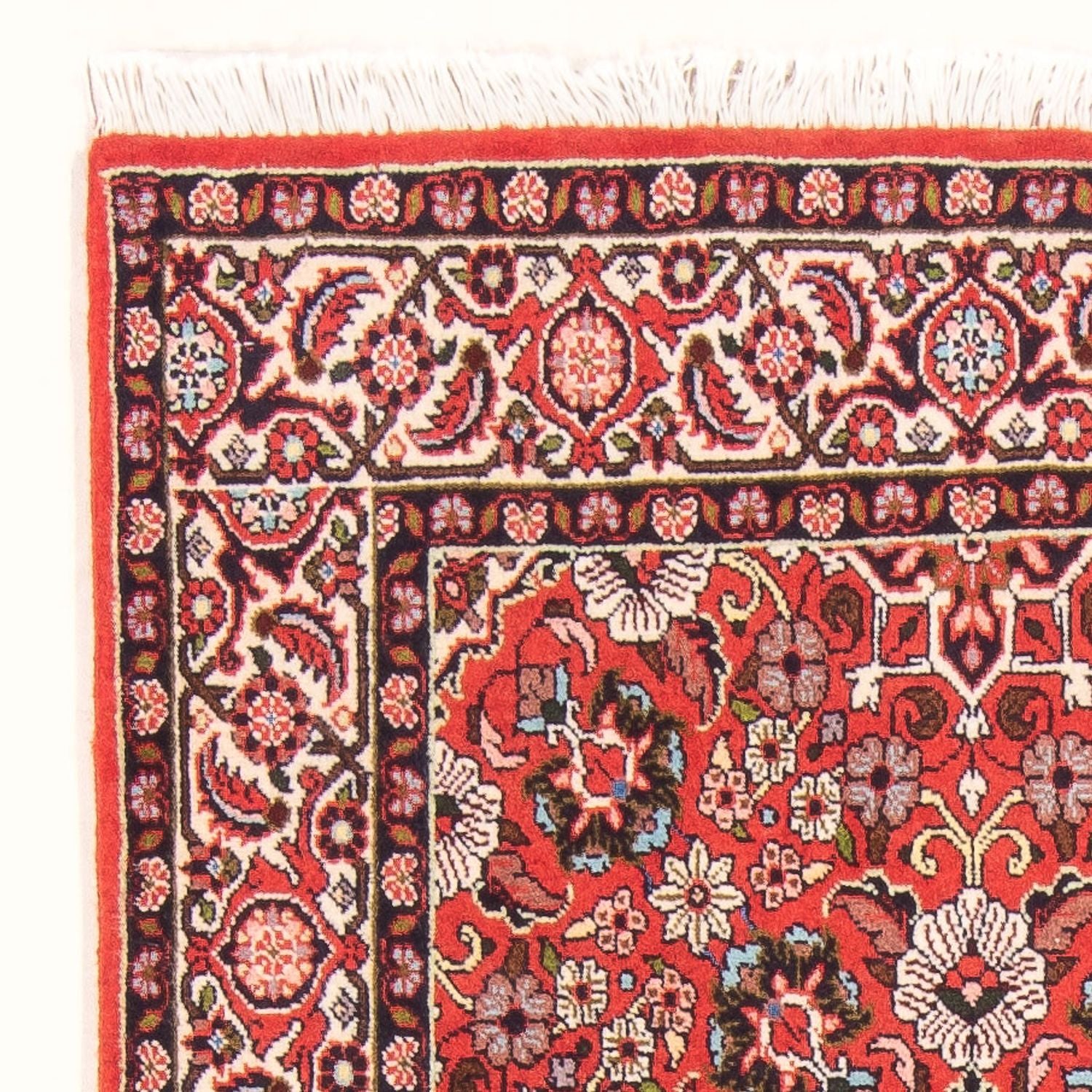 Alfombra persa - Bidjar - 148 x 82 cm - rojo