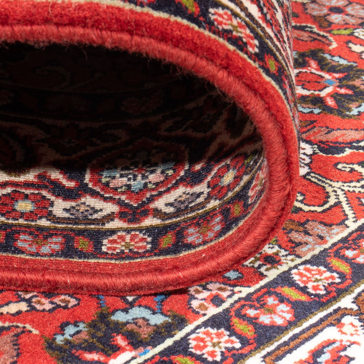 Alfombra persa - Bidjar - 148 x 82 cm - rojo