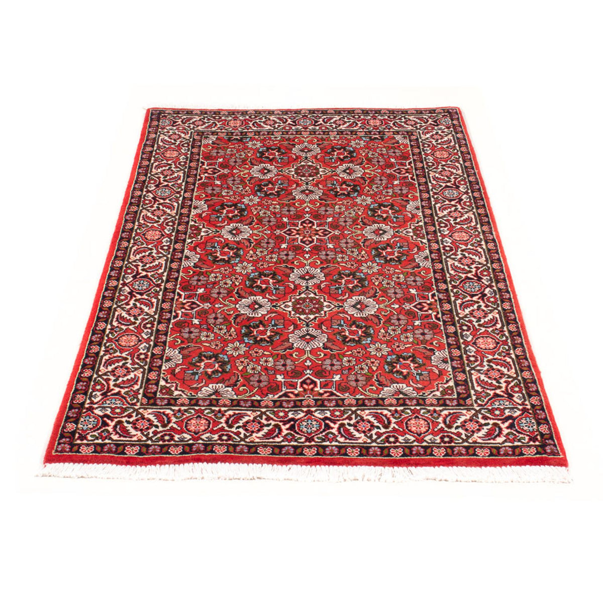 Alfombra persa - Bidjar - 148 x 82 cm - rojo