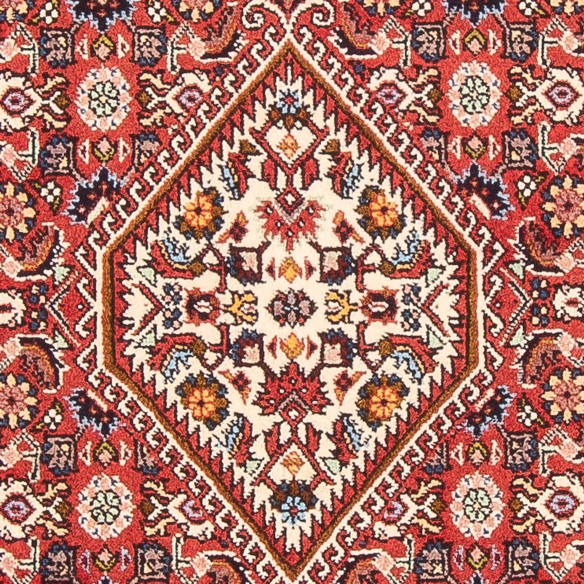 Alfombra persa - Bidjar - 145 x 84 cm - rojo