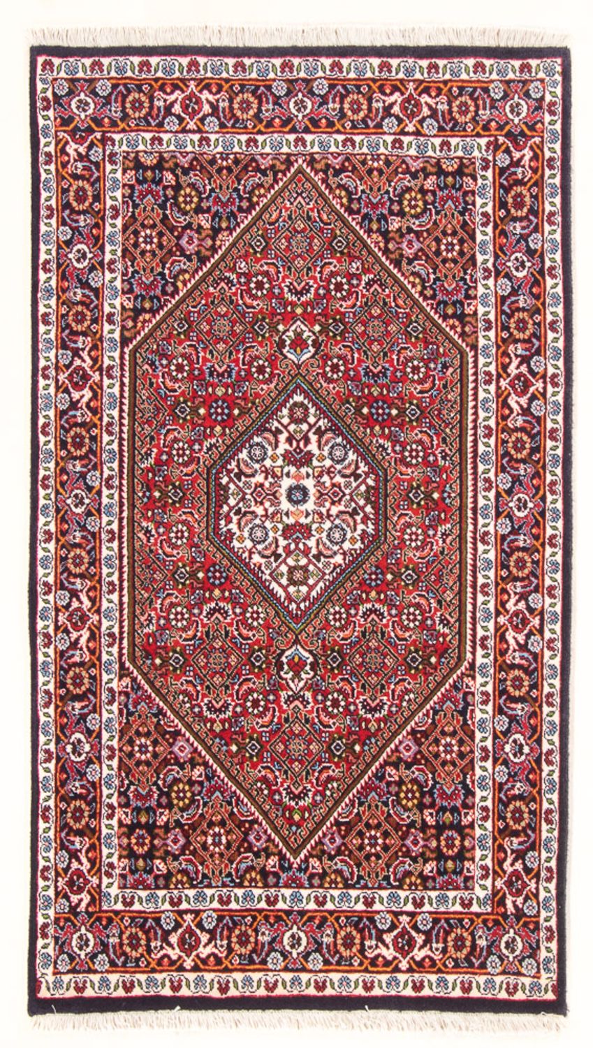 Alfombra persa - Bidjar - 138 x 83 cm - rojo
