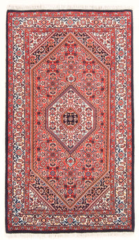 Alfombra persa - Bidjar - 144 x 90 cm - rojo