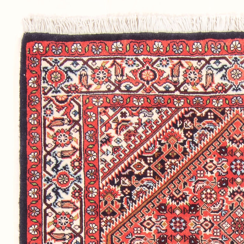 Alfombra persa - Bidjar - 144 x 90 cm - rojo