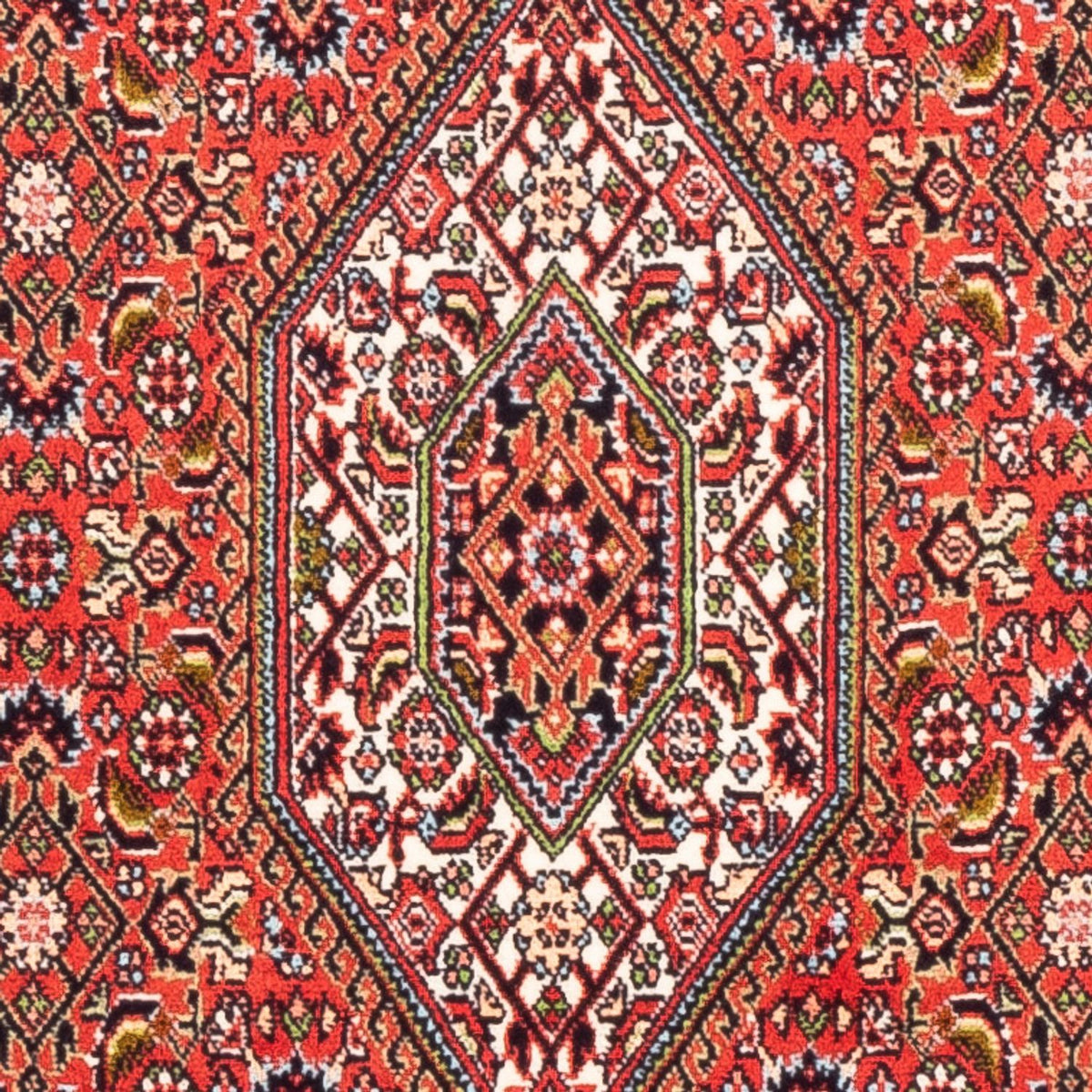 Alfombra persa - Bidjar - 140 x 82 cm - rojo