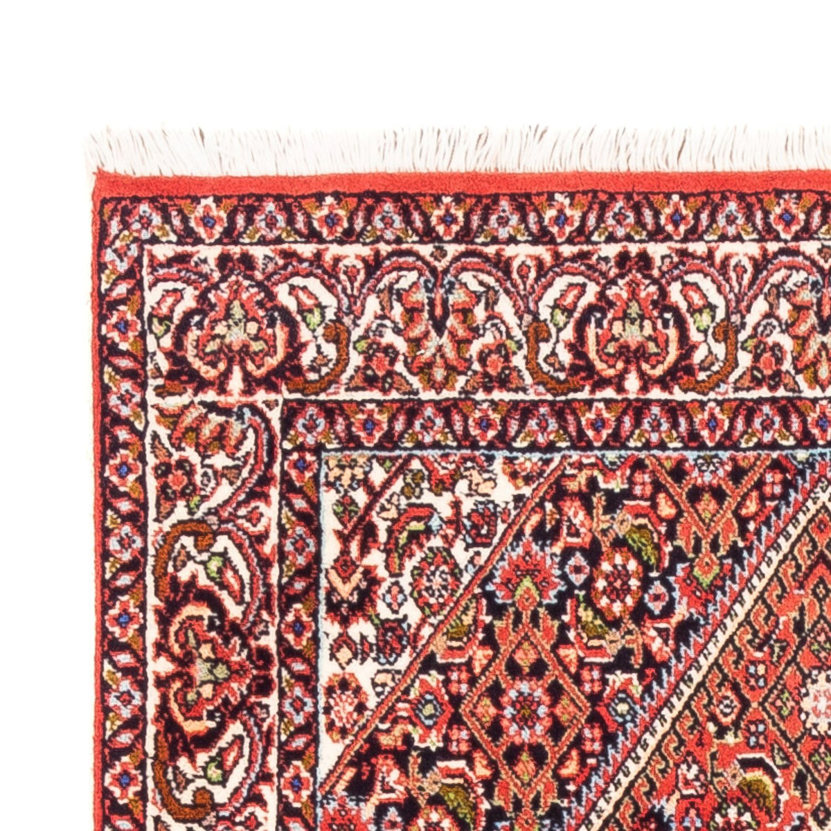 Alfombra persa - Bidjar - 140 x 82 cm - rojo
