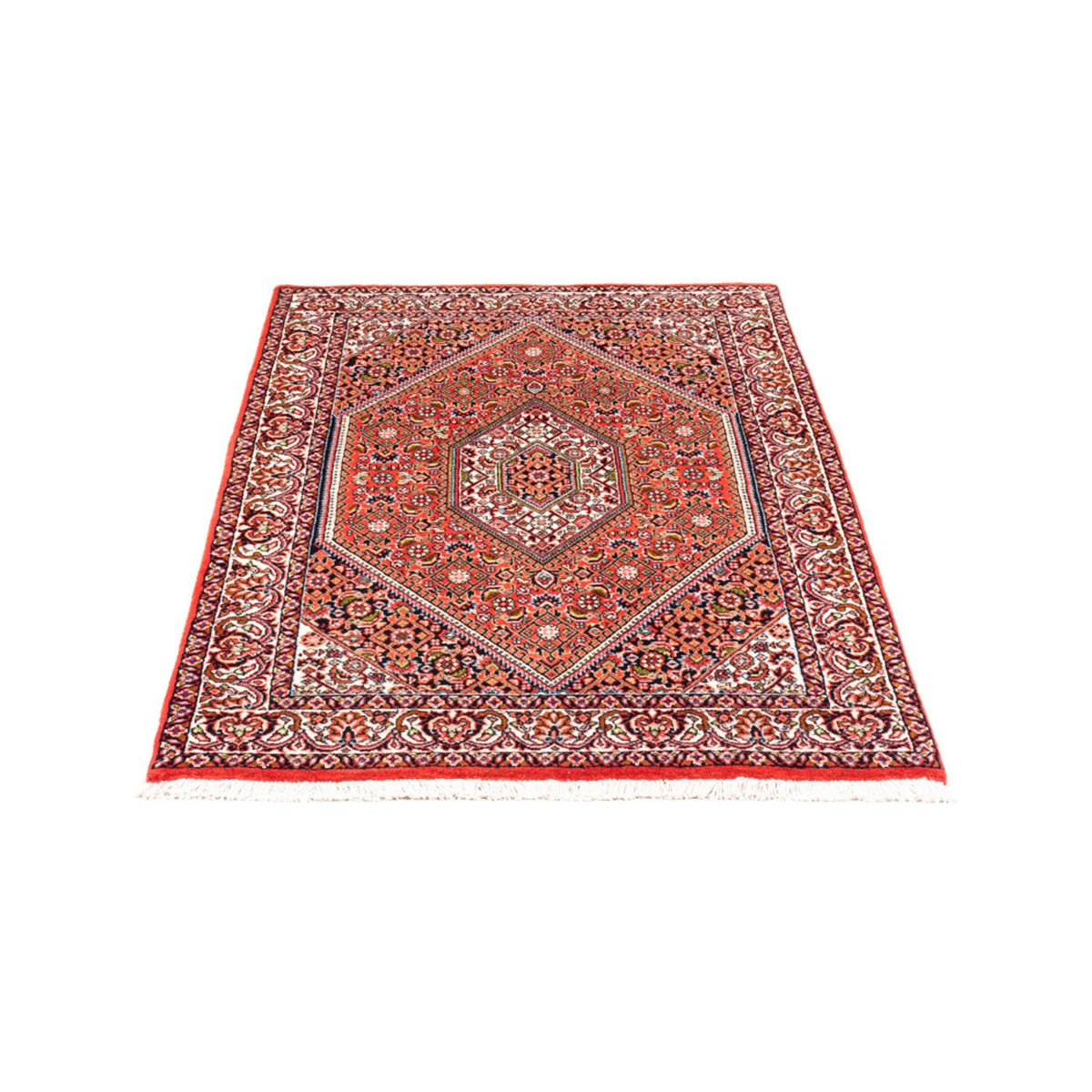 Alfombra persa - Bidjar - 140 x 82 cm - rojo