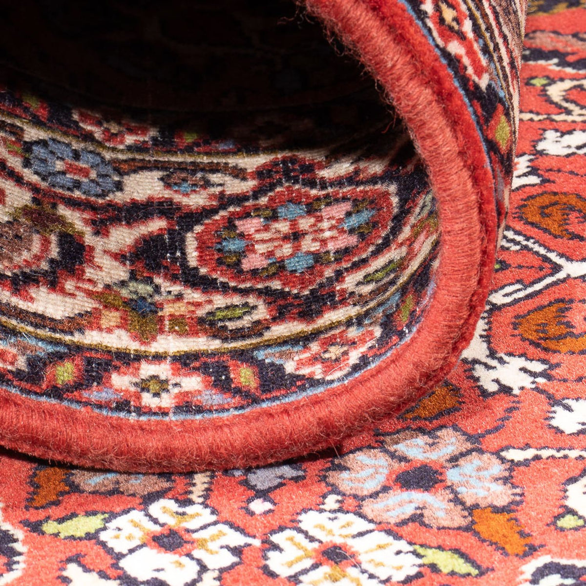 Alfombra persa - Bidjar - 150 x 84 cm - rojo