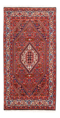 Alfombra persa - Bidjar - 146 x 83 cm - rojo