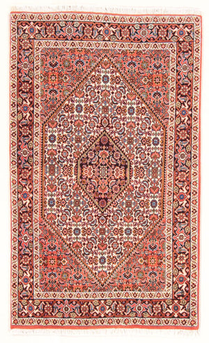 Alfombra persa - Bidjar - 135 x 84 cm - rojo