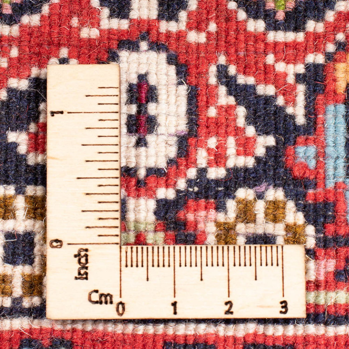 Alfombra persa - Bidjar - 152 x 82 cm - rojo