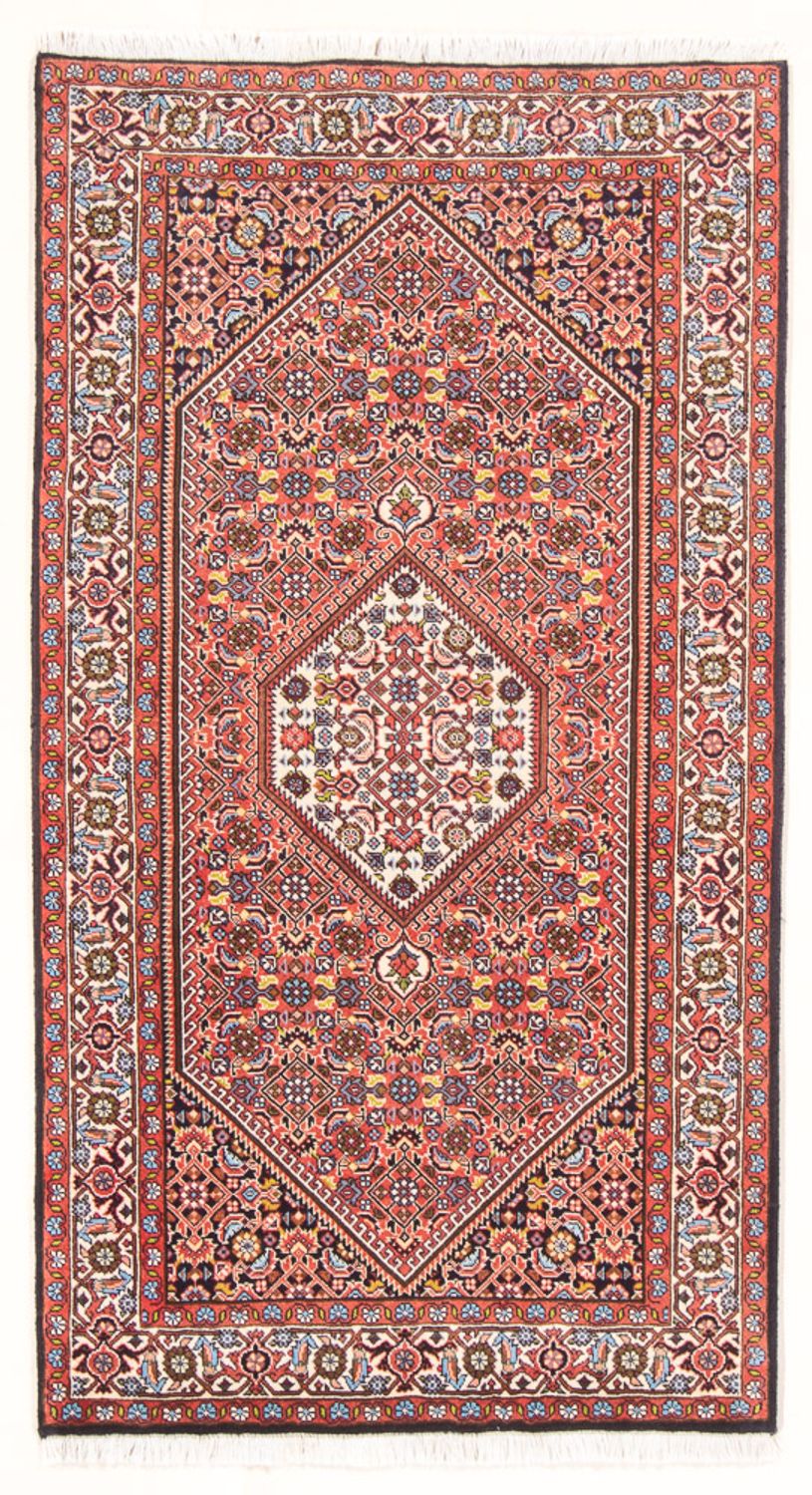 Alfombra persa - Bidjar - 144 x 83 cm - rojo