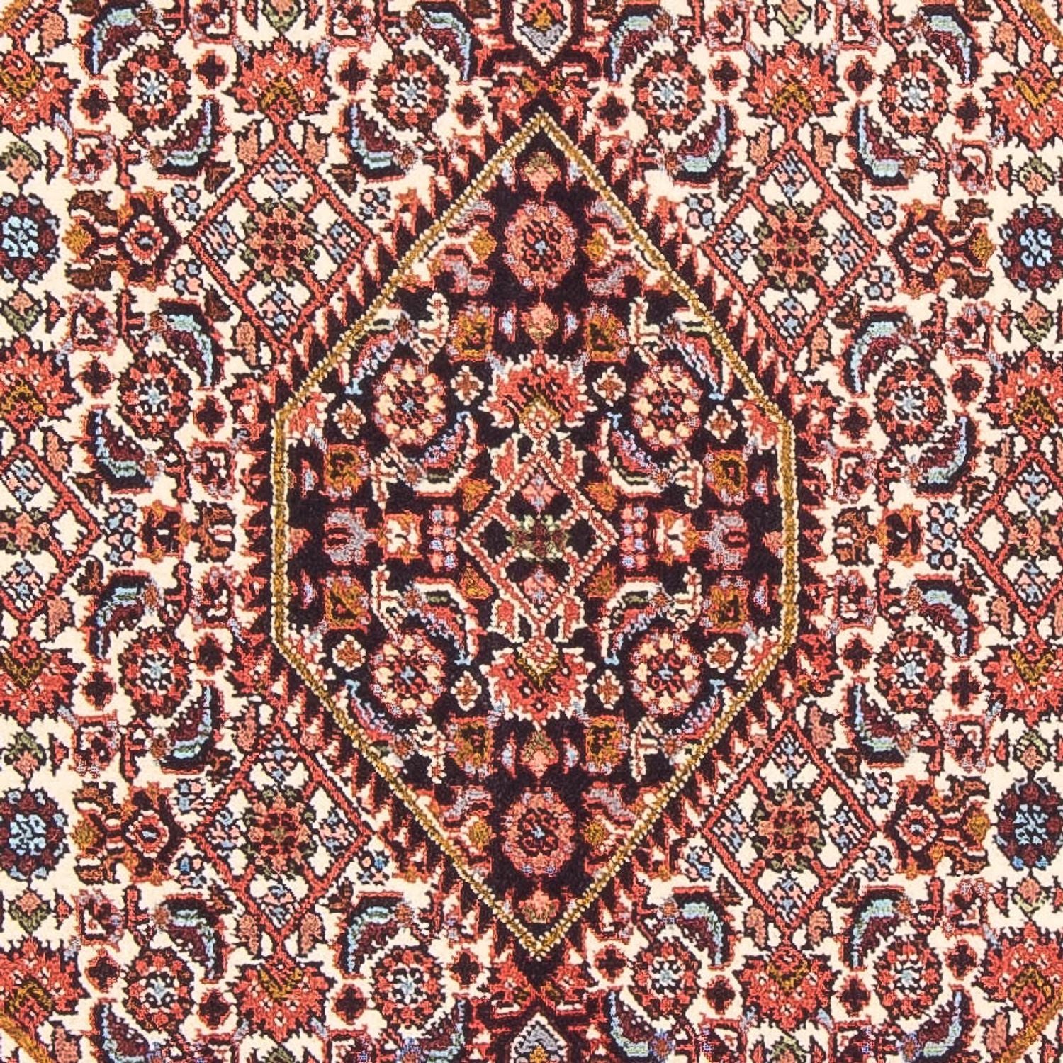 Alfombra persa - Bidjar - 137 x 85 cm - rojo