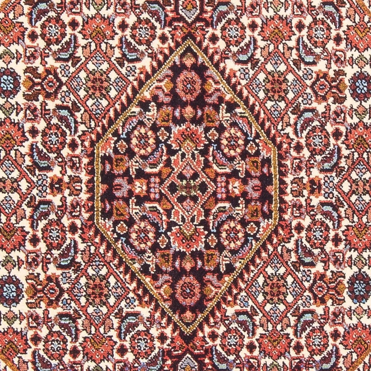 Alfombra persa - Bidjar - 137 x 85 cm - rojo